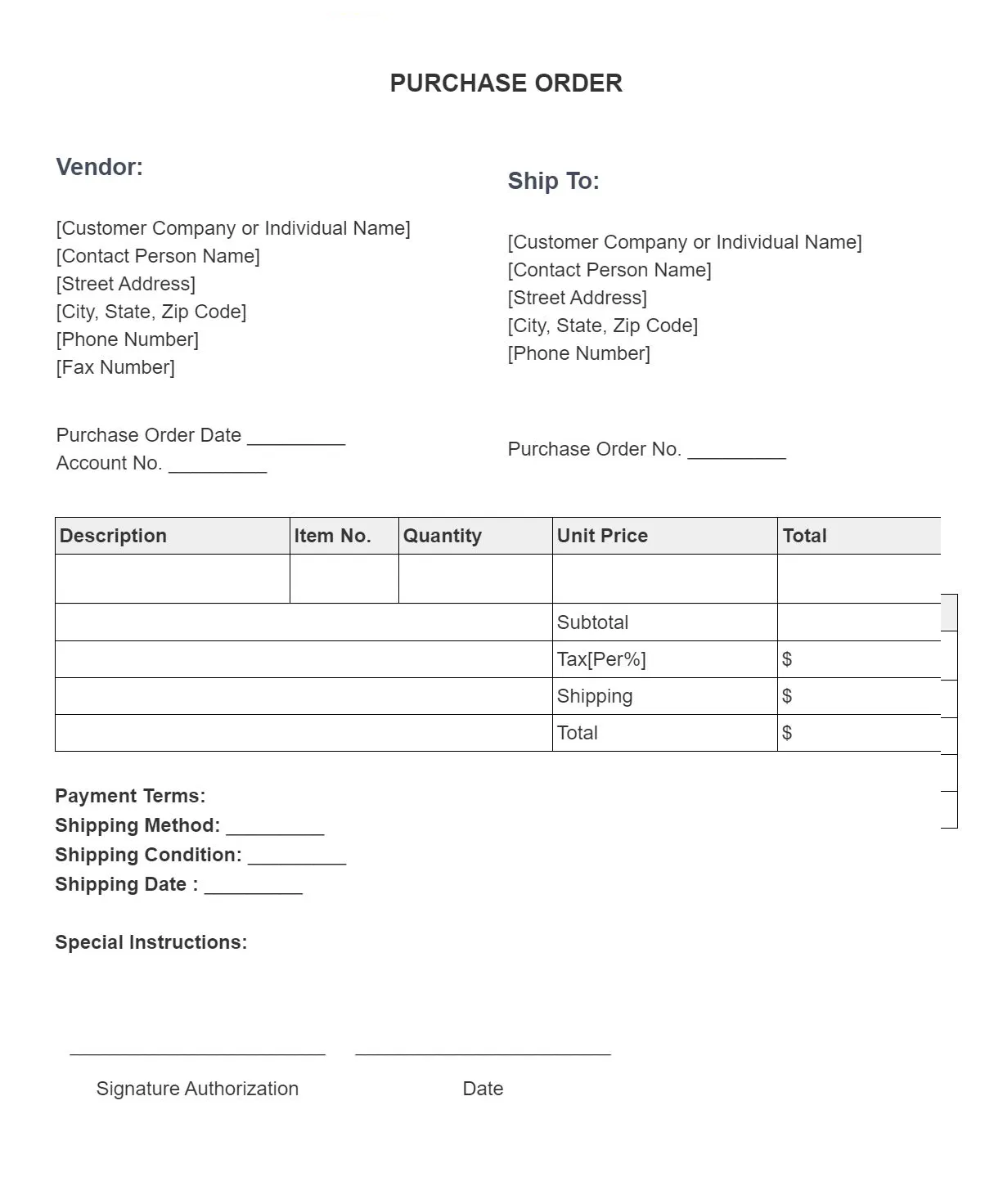 Purchase order thumbnail large