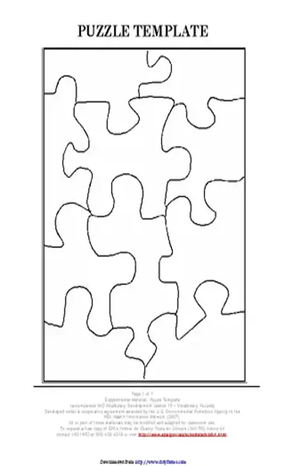 Puzzle Template 1