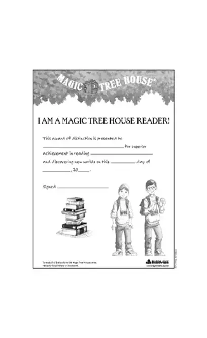 Reading Achievement Certificate Template