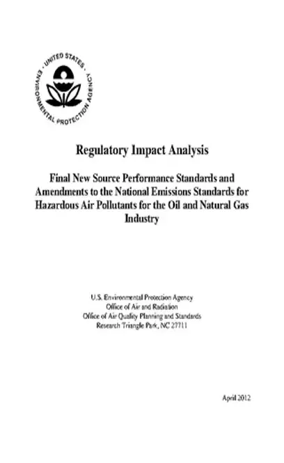 Regulatory Impact Analysis