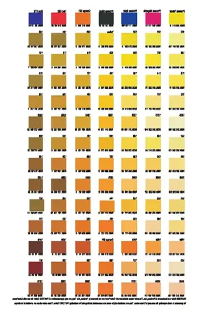 Rgb Color Chart