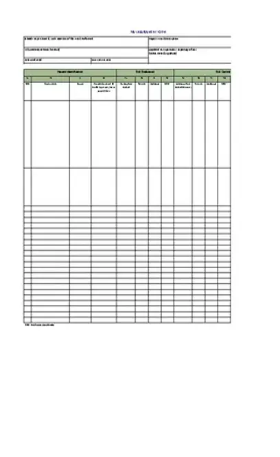 Risk Assessment Matrix Template Excel