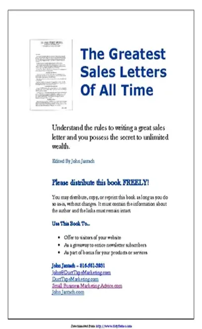 Sales Letter Sample 2