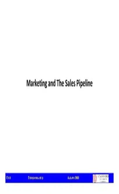 Sales Marketing Funnel