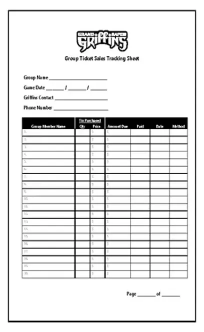 Sales Tracking Spreadsheet Template