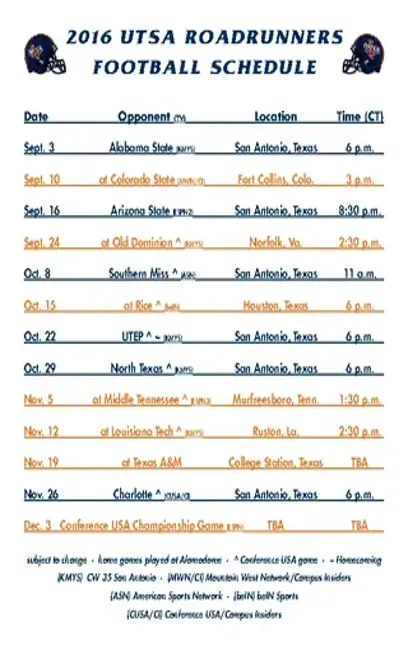 Scheduling Football Daily Planner Example