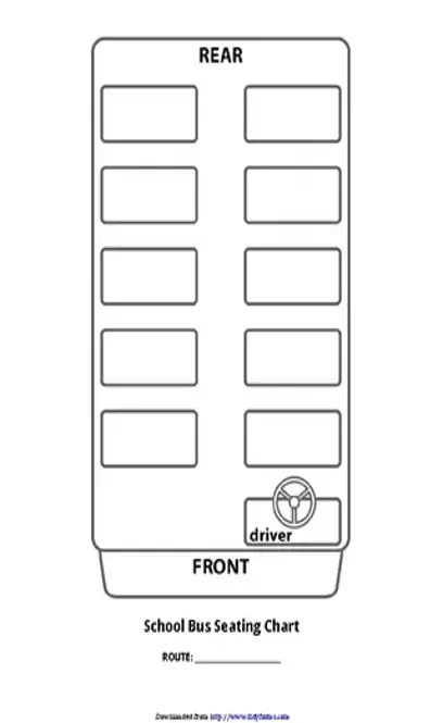 Seating Chart Template 1