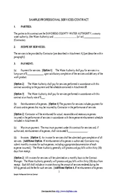 Service Contract Template 2