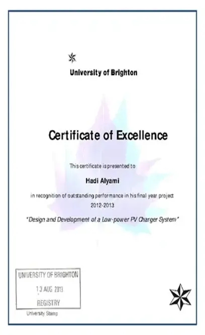 Simple Certificate Of Excellence Template