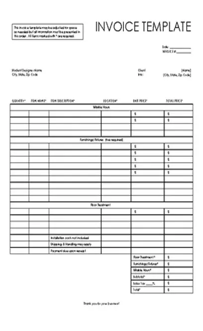 Simple Design Receipt Template