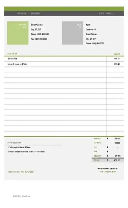 Simple Invoice