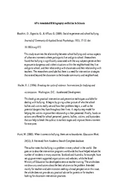 Simple Teaching Apa Annotated Bibliography Template