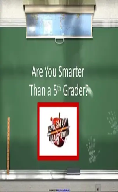 Smarter Than A 5Th Grader Game Template