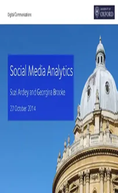 Social Media Analysis Template