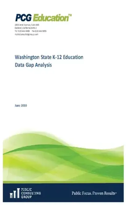 Software Data Gap Analysis Final Report