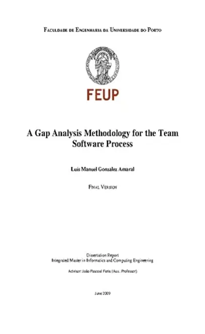 Software Testing Gap Analysis Template