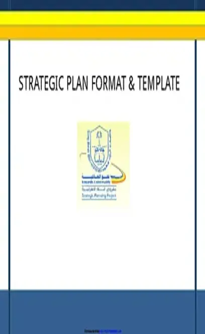 Strategic Plan Template 2