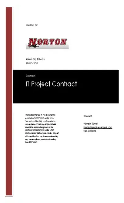 Summer 2014 Norton Computer Upgrade Project Contract 2014 6 2 Edits