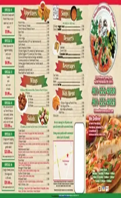 Takeout Menu Template 1