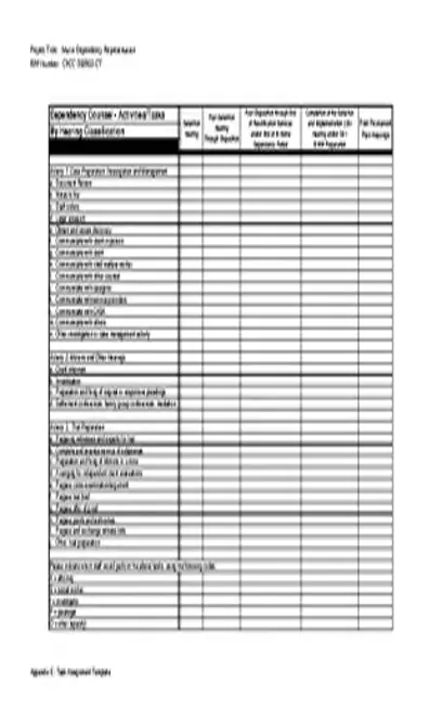 Task Assignment Template