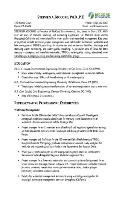 Technical Project Manager Resume Pdf Download