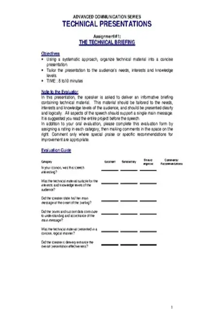 Technical Project Presentation Template