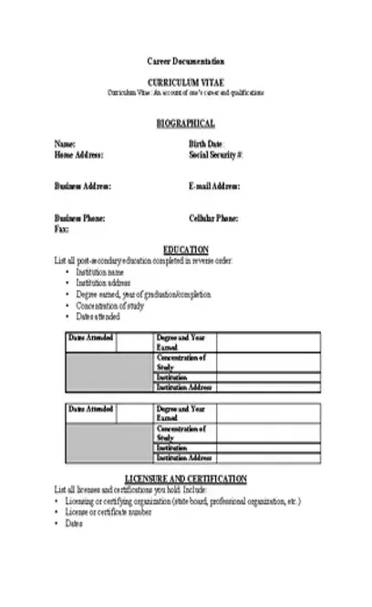 Telephone Lineman Resume Template