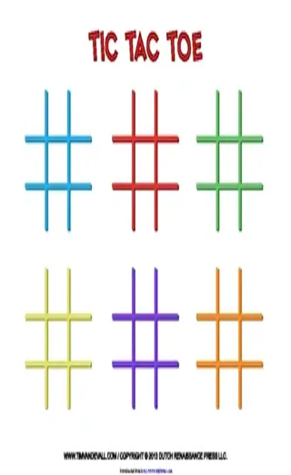 Tic Tac Toe Templates