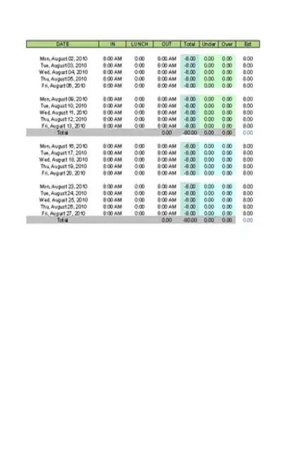 Time Tracking Template Google Docs Download