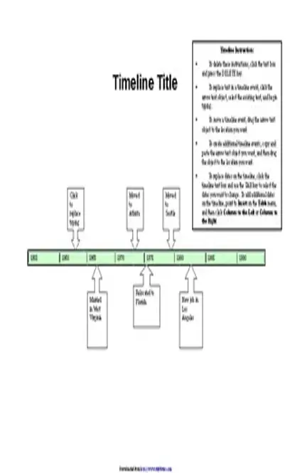 Timeline Template 1