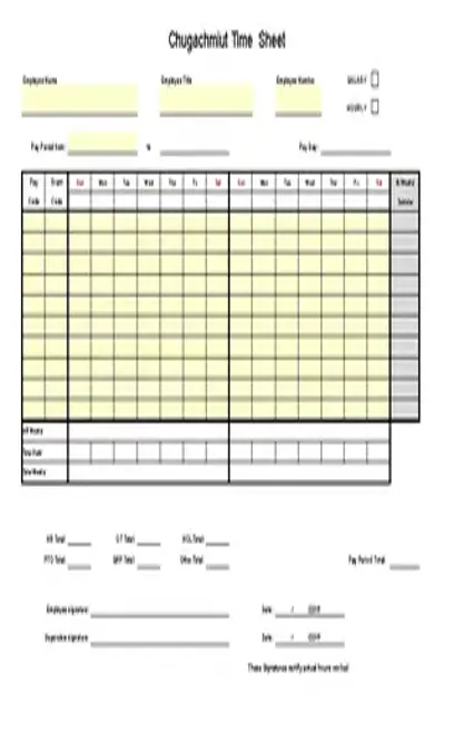 Timesheet With Payroll Calendar