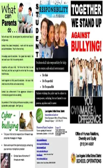 Together We Stand Up Against Bullying