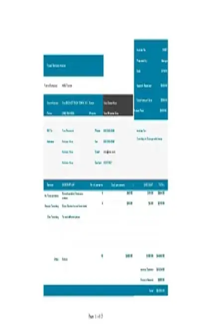 Travel Agent Invoice Template