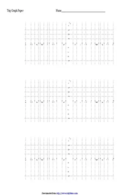 Trig Graph Paper 2