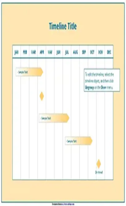 Twelve Month Timeline