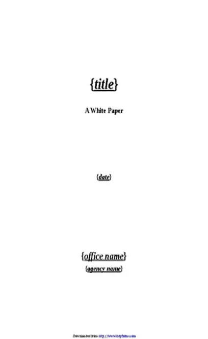 White Paper Template 1