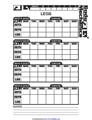 Workout Charts