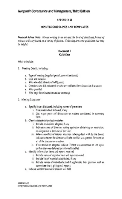 Writing Minutes Guidelines1